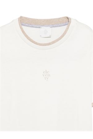 t-shirt in cotton beige ELEVENTY KIDS | EY8P31Z3708101BG